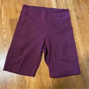 GIRLFRIEND COLLECTIVE HIGH RISE POCKET BIKE SHORTS